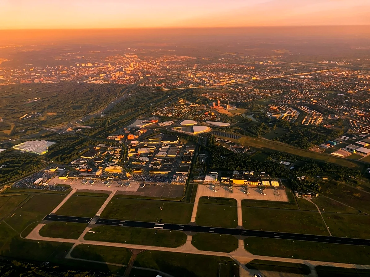 Brabants landschap rond Hilvarenbeek vanuit de luchtballon (sfeer 3)