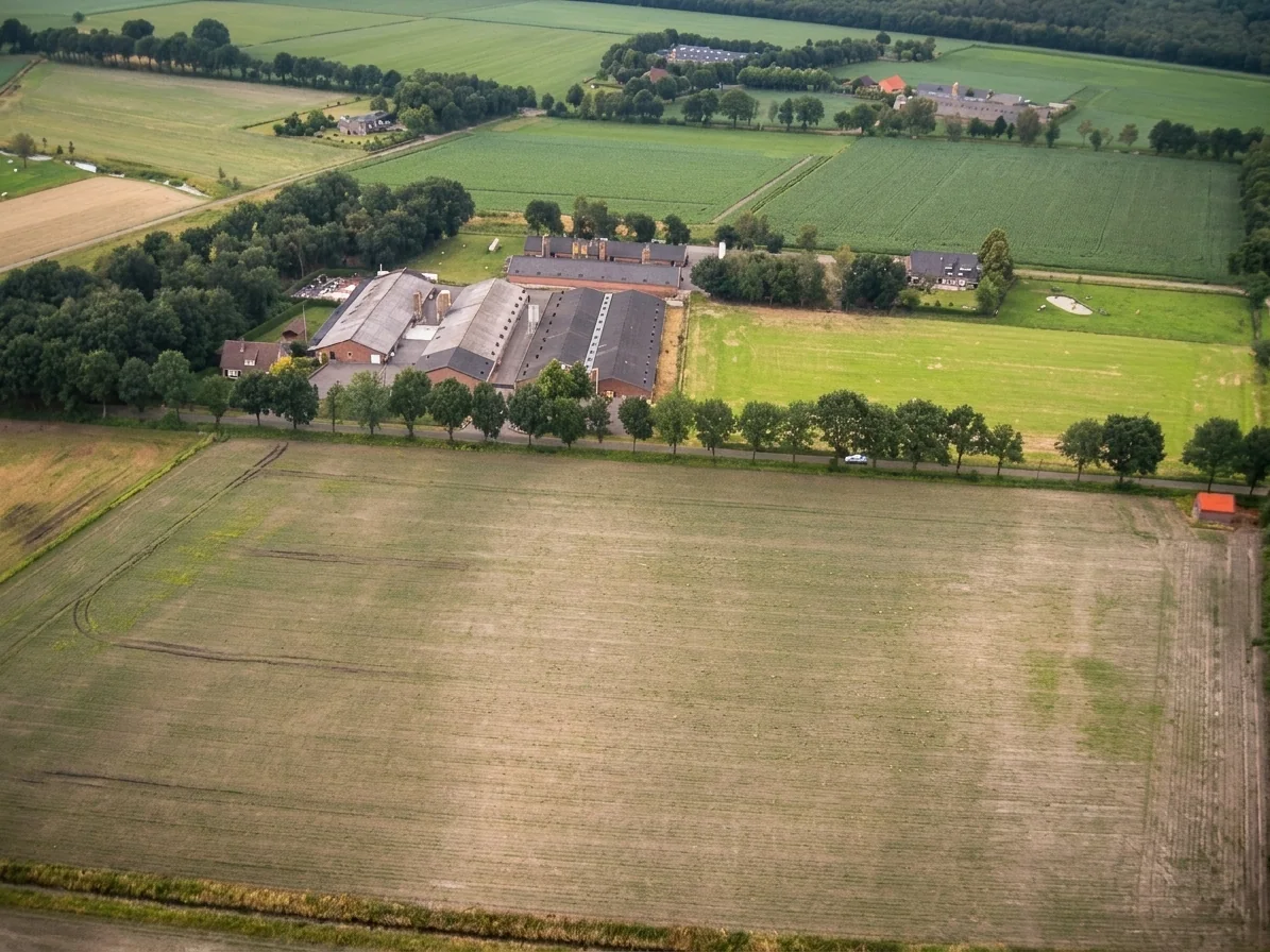 Brabants landschap rond Deurne vanuit de luchtballon (sfeer 2)
