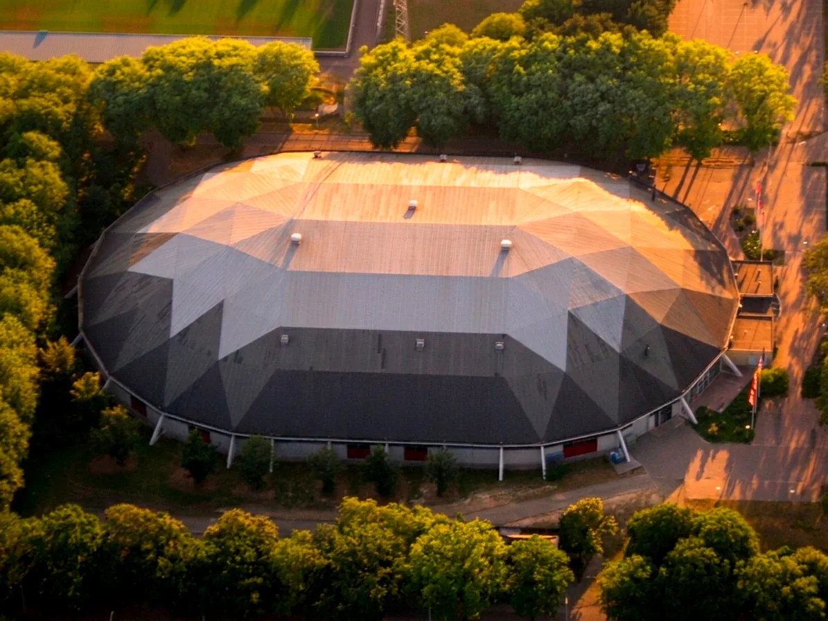 Brabants landschap rond Geldrop vanuit de luchtballon (sfeer 1)