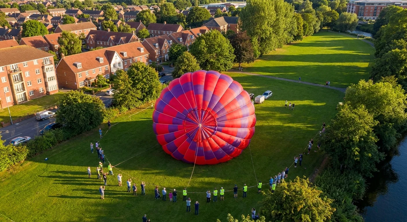 Boven Geldrop richting de Strabrechtse Heide