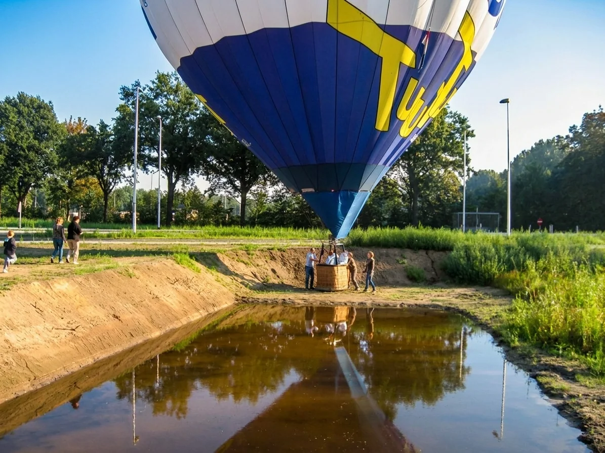Brabants landschap rond Bladel vanuit de luchtballon (sfeer 3)