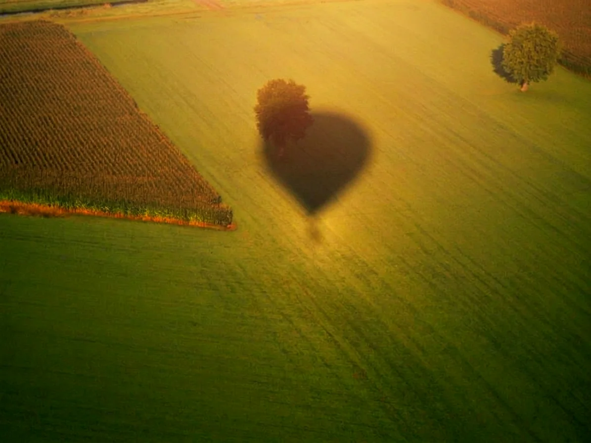 Brabants landschap rond Bladel vanuit de luchtballon (sfeer 2)