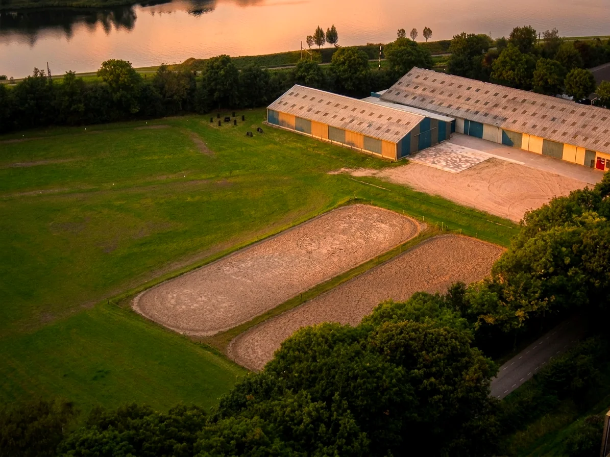 Brabants landschap rond Vessem vanuit de luchtballon (sfeer 1)