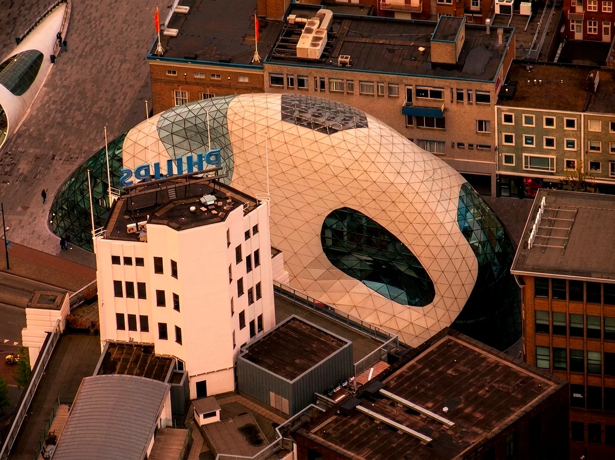 Brabants landschap rond Veldhoven vanuit de luchtballon (sfeer 2)