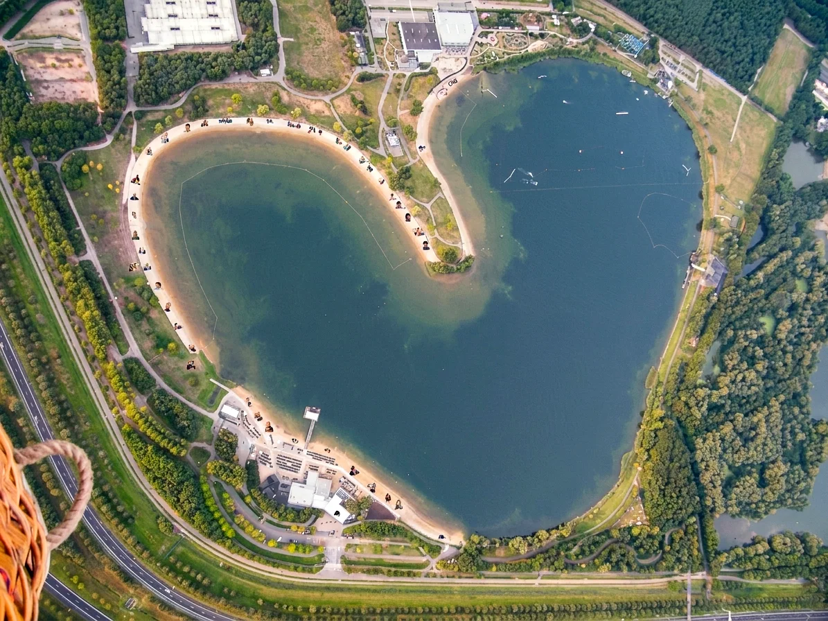 Brabants landschap rond Boxtel vanuit de luchtballon (sfeer 3)