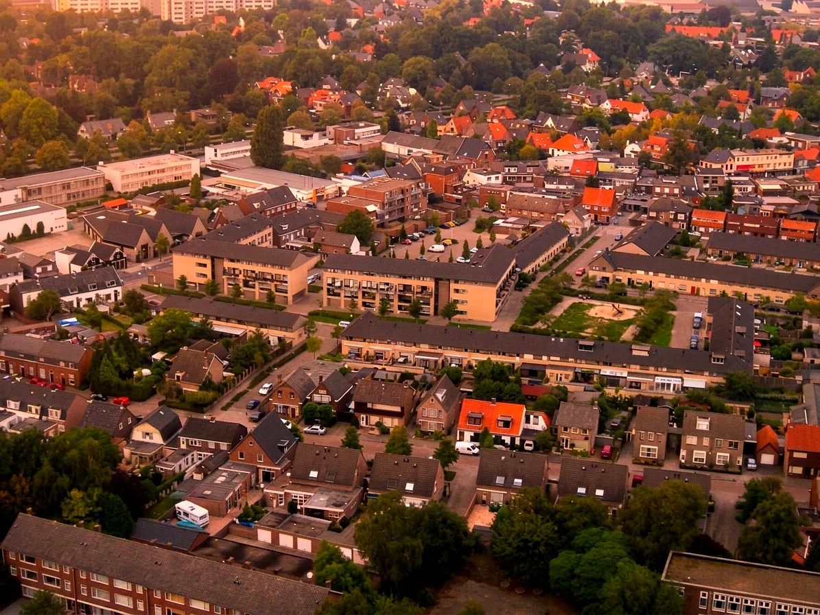 Brabants landschap rond Lierop vanuit de luchtballon (sfeer 1)