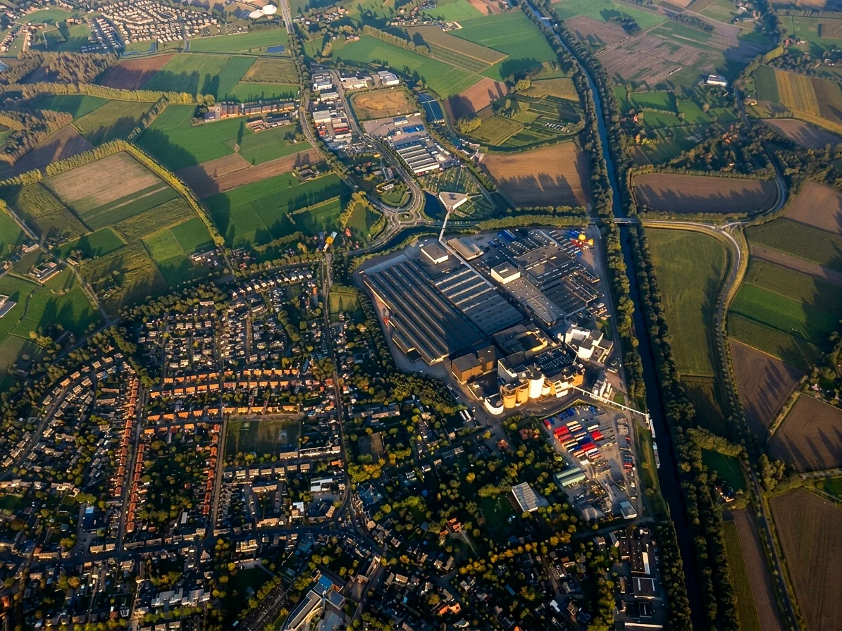 Brabants landschap rond Lieshout vanuit de luchtballon (sfeer 1)