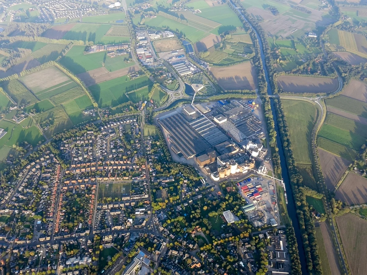 Brabants landschap rond Mariahout vanuit de luchtballon (sfeer 2)