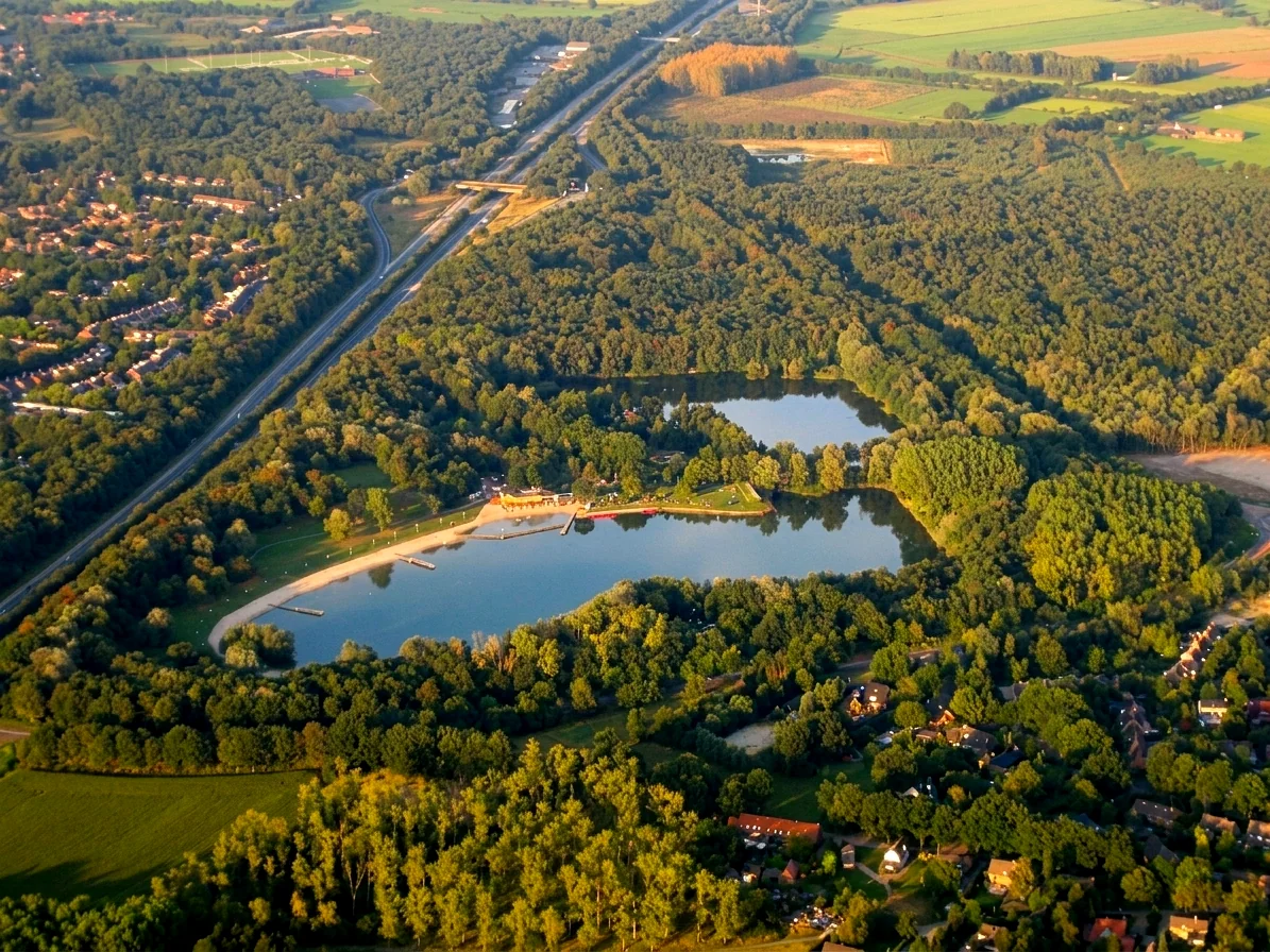 Brabants landschap rond Mierlo vanuit de luchtballon (sfeer 3)