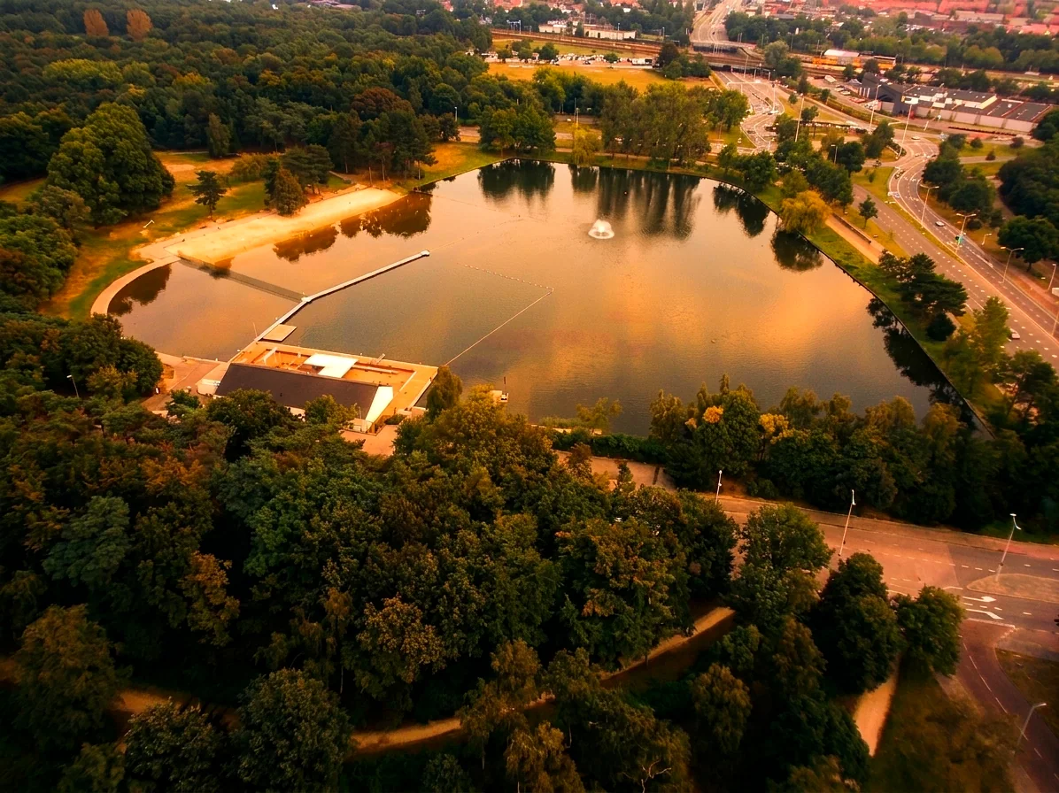 Brabants landschap rond Deurne vanuit de luchtballon (sfeer 3)