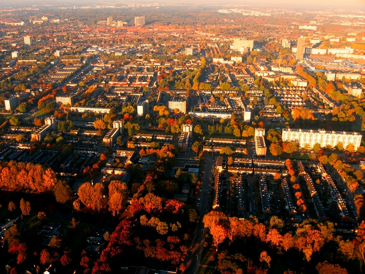 Brabants landschap rond Son en Breugel vanuit de luchtballon (sfeer 1)