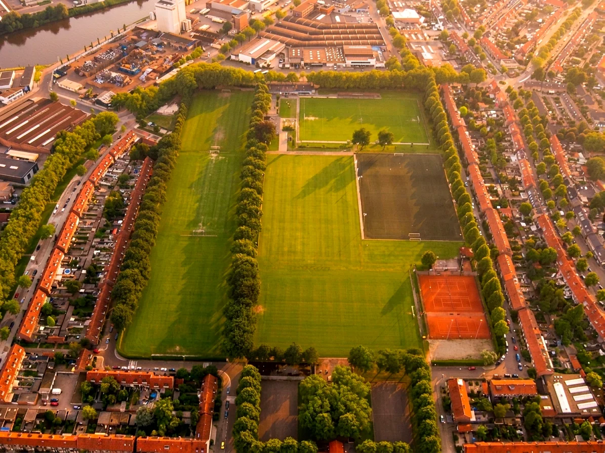 Brabants landschap rond Valkenswaard vanuit de luchtballon (sfeer 1)