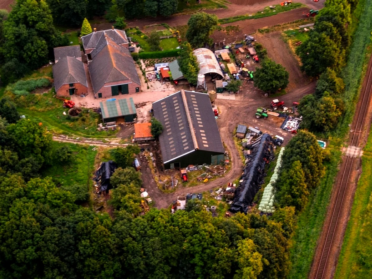 Brabants landschap rond Valkenswaard vanuit de luchtballon (sfeer 3)