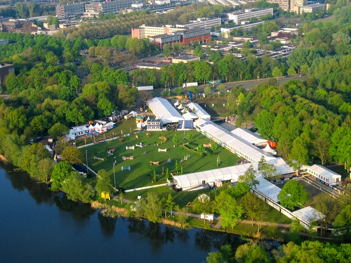 Brabants landschap rond Vught vanuit de luchtballon (sfeer 1)